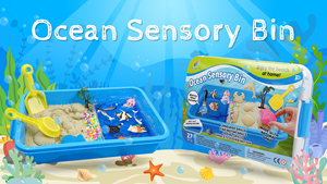 WingArt - Juego de arena sensorial con arena mágica, juguetes educativos de arena para niños pequeños - Product Image 2