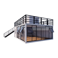 Maison conteneur démontable, bâtiment modulaire portable pour camp de travailleurs et hébergement temporaire