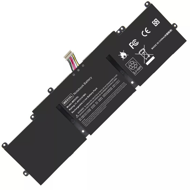 ME03XL Li-ion Rechargeable Laptop Battery 11.55V 3300mAh for Stream 11-D 13-C Ultrabook Series TPN-Q154 TPN-Q155 in Stock
