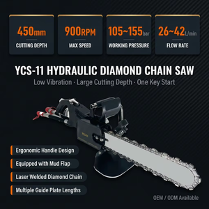 High Performance Aluminum Alloy/Stainless Steel Customized Hydraulic Diamond Concrete Chain <b>Saw</b> - Product Image 1