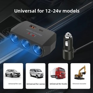 Sạc ô tô Zhaoli SPQ-2 Type-C, sạc nhanh, một cổng USB mở rộng, hỗ trợ PD+, đầu chuyển đổi tẩu thuốc, điện áp 12-24V - Product Image 4