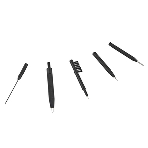 Kit de limpieza de cepillos para audífonos, Herramientas de limpieza, cepillo multifunción, <span class=keywords><strong>limpiador</strong></span> de ventilación magnética, bucle de cera, protectores de cera, almacenamiento y transporte - Product Image 4