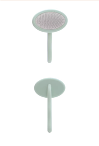 แปรงสัตว์เลี้ยงแบบมีเข็มนุ่ม, แปรงกรูมมิ่งสำหรับแมวและสุนัข, ด้ามจับตามหลักสรีรศาสตร์, แปรงกำจัดขนหลุดร่วงสำหรับขนฟู, อ่อนโยนต่อผิว - Product Image 6