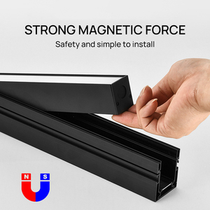 SCON – éclairage de piste créatif en aluminium PVC, <span class=keywords><strong>plafond</strong></span> extensible, piste magnétique suspendue, projecteur LED, montage magnétique, Rail de piste - Product Image 5