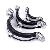 Collier de serrage métrique réglable avec revêtement en caoutchouc