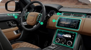 XTRONS Car Interior 13.3" Android Car Stereo 10.1" AC Control Steering Wheel Window Lifting Buttons for Range Rover Vogue/Sport - Product Image 6