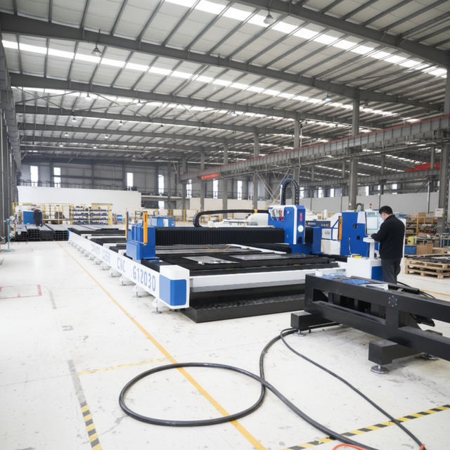 Hwleic 15KW 20KW 30kw Ultra-high Power Cypcut CNC Cutting Large Format Fiber Laser Cutting Machine Price sheet metal processing.