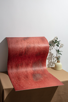 Panneau de placage en pierre flexible imperméable aspect marbre, noyau MDF, texture naturelle, installation rapide, pour fond de télévision domestique et usage commercial