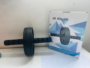 Venta al por mayor barato uso doméstico material ABS rueda abdominal rodillo Fitness cuerpo músculo equipo de construcción - Product Image 3