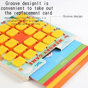 Flip to Win Wooden Board Games Travel <b>Road</b> Trip Essentials Toys Matching Memory Game for Kids Ages 4-8 - Product Image 2
