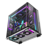 Nouveau boîtier PC gaming Full Tower en acier et métal, format ATX, en stock, vente flash, châssis PC ARGB