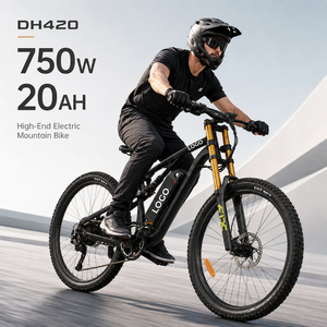 Bicicleta Eléctrica de Montaña DH420 al por Mayor, Motor de 750W, Batería de 20AH, Alcance de 80KM, Velocidad de 50km/h - Product Image 1