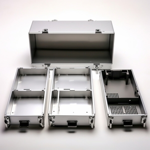 Boîtier de transport modulaire en aluminium découpé au laser sur mesure, châssis de stockage industriel, vente en gros d'usine OEM - Product Image 1