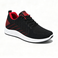 Chaussures de marche athlétiques pour hommes, nouvelle collection, respirantes, légères, rehaussantes, avec empeigne en maille, à lacets, semelle amortissante, confortables, décontractées, pour le quotidien