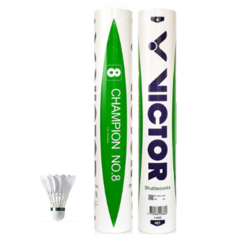 For Champion No.8 All Round Badminton Shuttlecock with Fiber Board High Durability Training Use