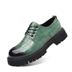 Chaussures habillées respirantes en PU pour hommes, à lacets, décontractées, pour affaires, mariage, usage quotidien, semelle extérieure en caoutchouc, printemps, été, automne, hiver - Product Image 2
