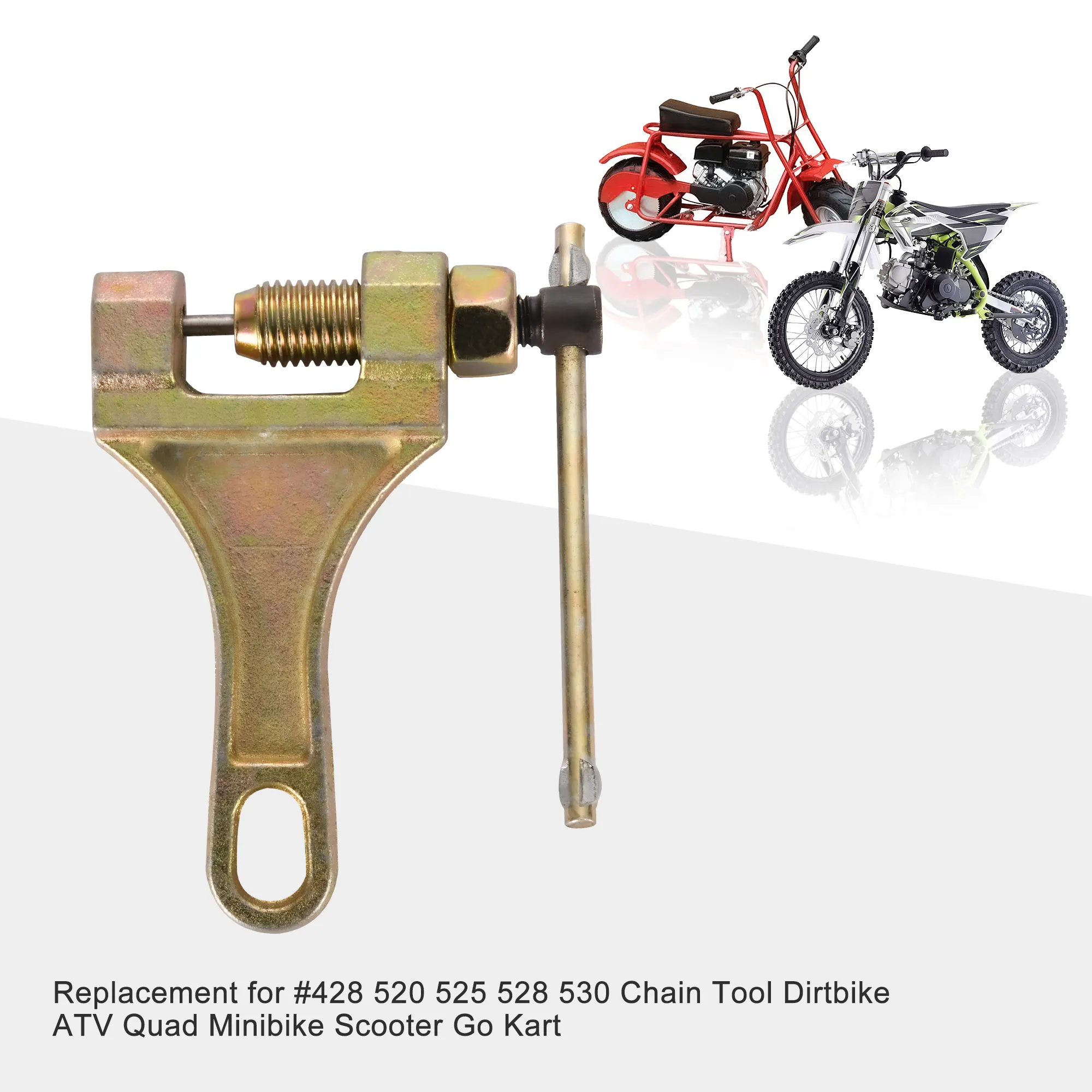 Goofit Chain Breaker Vervanging Voor #428 520 525 528 530 Keten Tool Motorfiets Dirt Bike Fiets Atv