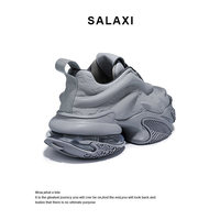 Chaussures de course et de marche à plateforme unisexe, baskets à coussin d'air épaisses, respirantes, amortissantes, semelle épaisse, confort