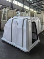 Abri pour veau en plastique pour l'extérieur, résistant au froid, avec couverture isolante