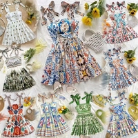 Robe courte décontractée pour femme Soleia, style A, quotidienne, en denim floral, crêpe, bretelles spaghetti, couleur unie, taille naturelle, style simpliste, été
