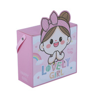 Emballage de boîte Boîtes d'expédition mignonnes pour l'emballage de boîte-cadeau de bonbon de fleur de Mickey Mouse