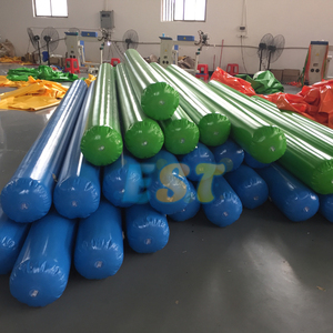 Boya de <span class=keywords><strong>entrenamiento</strong></span> de cilindro inflable de tubo largo flotante para deportes acuáticos para marcas de carreras de parques acuáticos para nadar - Product Image 1