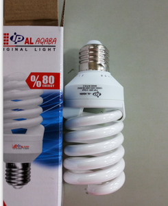 Lampe à économie d'énergie T2 26W, tube E27, spirale complète, blanc 4100K, 8000 heures, 80lm/W, AC 220V, CRI 80, garantie 1 an - Product Image 1