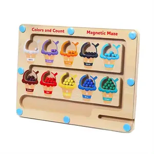 Placa de classificação magnética para crianças, caneta magnética para classificar cores, jogo de puzzle para crianças, brinquedo educacional infantil