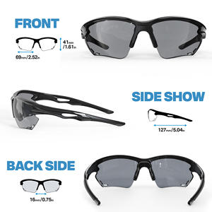 Бейсбольные очки с логотипом на заказ TR90 - Product Image 4