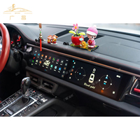 Autoradio Android 13 sans fil à double écran tactile de 12,3 pouces, Apple Carplay, écran partagé, mise à niveau GPS pour Macan 2014-2016