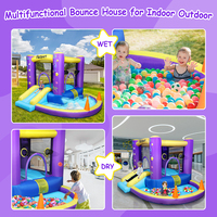 Château gonflable miniature FBSPORT, château gonflable, aire de jeux intérieure, manèges, aire de jeux intérieure pour enfants