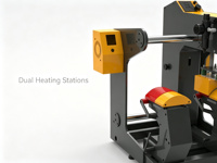 Presse à chaud double station pour casquettes – Sublimation et transfert thermique pour casquettes de baseball, logos, vêtements et impression textile