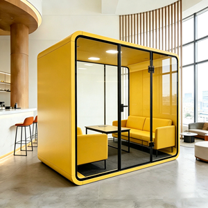 Cabina Telefónica Acústica Móvil Insonorizada para Oficina, Cabina de Grabación Vocal Grande para Oficina Abierta y Espacio de Trabajo Compartido - Product Image 3
