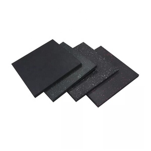 Tapis de sol de protection pour intérieur, 1.5cm d'épaisseur, Grain fin, LOGO personnalisé, couleur caoutchouc, salle de sport, EPDM - Product Image 1
