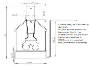 Nhựa Lớn Năng Lượng Mặt Trời Bảng Điều Khiển Khuyến Mãi Wobbler Năng Lượng Mặt Trời <span class=keywords><strong>Powered</strong></span> Quảng Cáo Wobblers 2024 Mới - Product Image 4