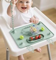 Assiette à dîner pour bébé en silicone