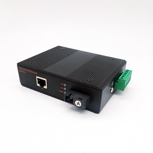 Precio de Fábrica 2026 Convertidor de Medios de Fibra Óptica Industrial 20KM SC 1 Fibra 1 RJ45 10/100/1000M Convertidor de Medios Ethernet Óptico - Product Image 1