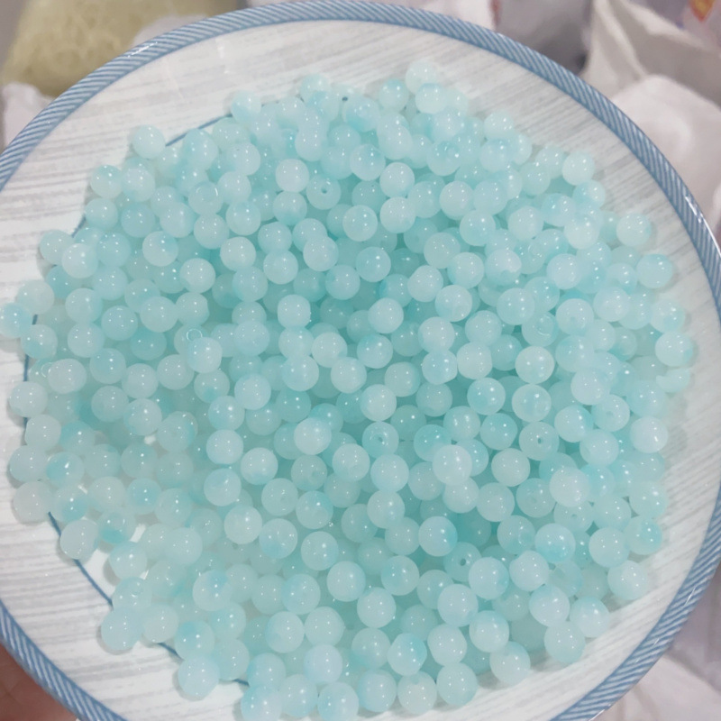 Lake Blue [8mm Light-Sensitive Color-Changing Beads]