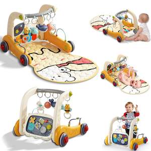 2 en 1 Baby Play Gym Piano Fitness Rack Mat Infant Multi-Function Baby Walker Musical Play Mats - Product Image 1