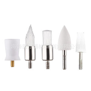 Tête de polisseur dentaire Hai Feng à poils souples, 1,7 cm, pointue et plate, pour l'élimination des taches dentaires, usage adulte - Product Image 2