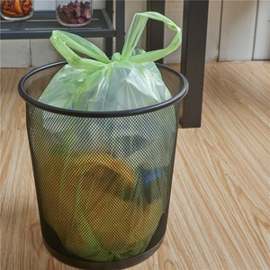 Disposable PE Plastic Garbage Trash Bags : Star-sealed Bags, Drawstring Bags, and Flat-bottom Bags, <b>Pack</b> of 10-50 - Product Image 4