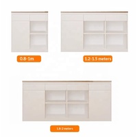 Comptoir de bar compact moderne et simple pour salon de beauté, idéal pour les magasins de vêtements féminins en gros.