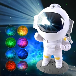 <span class=keywords><strong>Astronauta</strong></span> <span class=keywords><strong>galaxia</strong></span> <span class=keywords><strong>proyector</strong></span> lámpara de noche regulable lámpara de proyección LED con control remoto para niños dormitorio decoración de fiesta en casa - Product Image 3