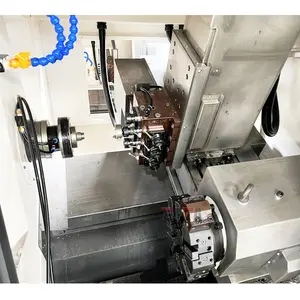 Automatic Taiwan Syntec Servo Turret Compound CNC Turning Lathe Mill Machining Center