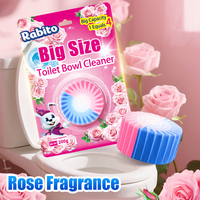 Nettoyant automatique de cuvette de toilette de logo personnalisé longue durée boule bleue rose parfum réservoir de toilette