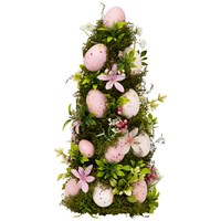 Vente en gros, prix d'usine, décoration de Pâques, œufs de Pâques colorés, arbres décoratifs pour la table et la maison, fabrication artisanale haut de gamme