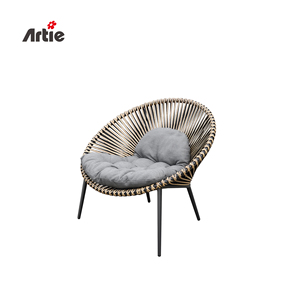 Artie Balcón Muebles Sillas de Salón al aire libre Muebles modernos de ratán Terraza Sillas Sofá para jardín - Product Image 5