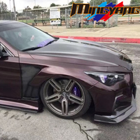 Kit de Carrocería de Fibra de Carbono y Vidrio, Diseño Versión Estadounidense, para Infiniti Q50 2014