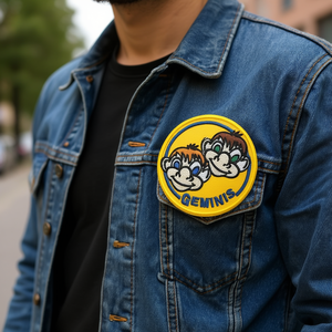 Patch Termoadesiva ILAN Design Cartone Animato Gemelli 7.7cm - Product Image 3