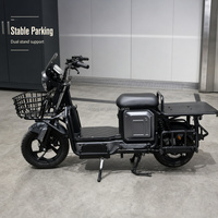 Nouveau design Vélo électrique cargo Moteur 1500W Vélo électrique de ville Frein à disque Cadre en acier Panier grande capacité Super capacité de charge